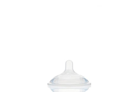 Mason Bottle Silicone Nipples, Fast Flow for 6  Months, Two-Pack: Make a BPA-Free Glass Baby Bottle Using Any Regular-Mouth Mason Jar, Made in the USA