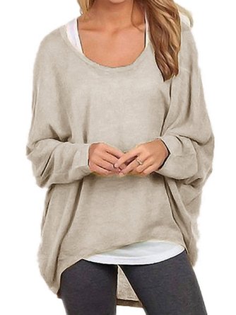 Harvest Womens Sexy Casual Oversized Baggy Off-Shoulder Long Sleeve Tops Shirts