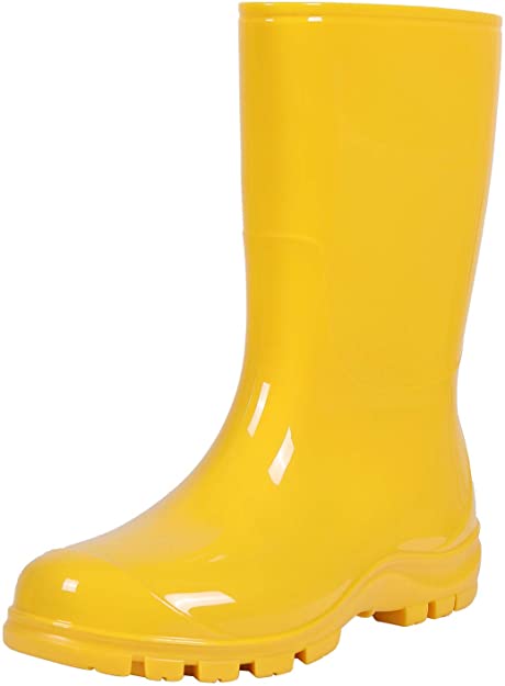 Asgard Women's Mid Calf Rain Boots Short Waterproof Garden Shoes