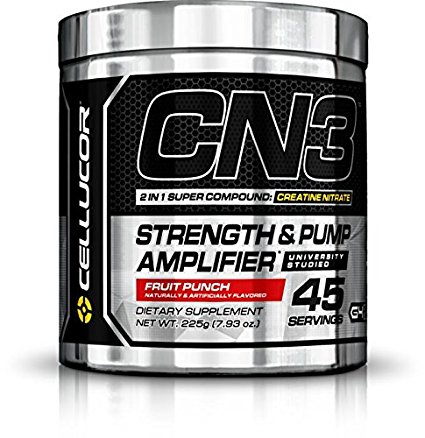 Cellucor CN3 Strength and Pump Amplifier, Fruit Punch, 7.93 Ounce