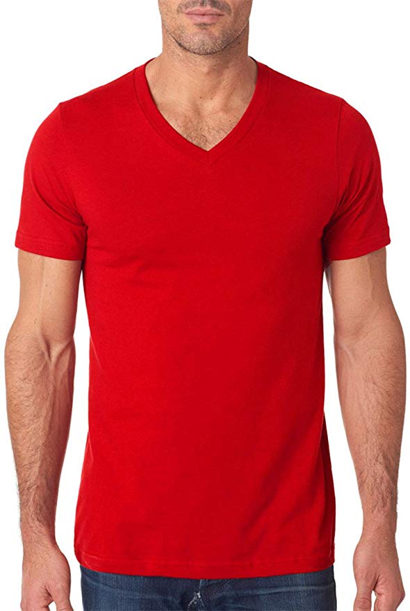 Bella Canvas Men's Jersey Short Sleeve V-Neck Tee