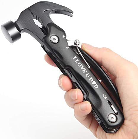Unique Christmas Birthday Gifts for Dad,TekHome 12 in 1 Multi Tool Hammer,Useful Gift Ideas for Dady Papa Father from Son Daughter,Stocking Stuffer for Men Husband Him.