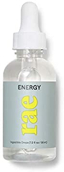 Rae Energy Supplements Ingestible Drops 1.9 Fl. Oz Formulated with B Vitamins and Thiamine Gluten-Free, Vegan and Non-GMO