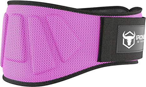 Iron Bull Strength Weightlifting Belt for Men and Women - 6 Inch Auto-Lock Weight Lifting Back Support, Workout Back Support for Lifting, Fitness, Cross Training and Powerlifitng