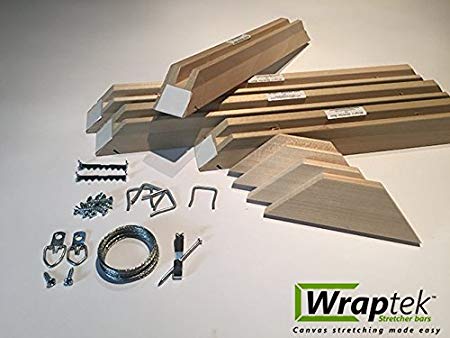 Wraptek Canvas Stretcher Bar Kit (Medium Duty)- 23 Sizes to Choose from (28x48)