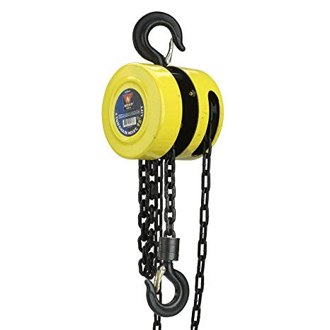 Neiko 02182A Chain Hoist Winch Pulley Lift, 1 Ton | 15 Feet