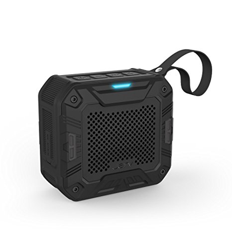 Jarv DuraVibe PRO Portable Bluetooth Speaker, Indoor/Outdoor/Shower Wireless Speaker, Water Resistant, Shockproof, Dustproof, Bike Mount Speaker with Stereo Sound - Black (handlebar mount optional)