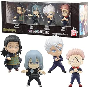 BANDAI Namco - Jujutsu Kaisen Adverge Figure Box Set D (Satoru Gojo, Ryomen Sukuna, Suguru Geto, Mahito), Adverge Figure Box Set