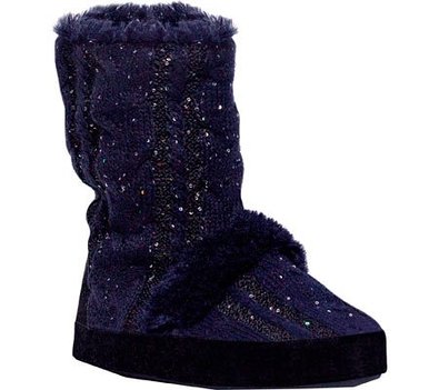 Muk Luks Womens Jenna Sprinkled Scrunch Boot