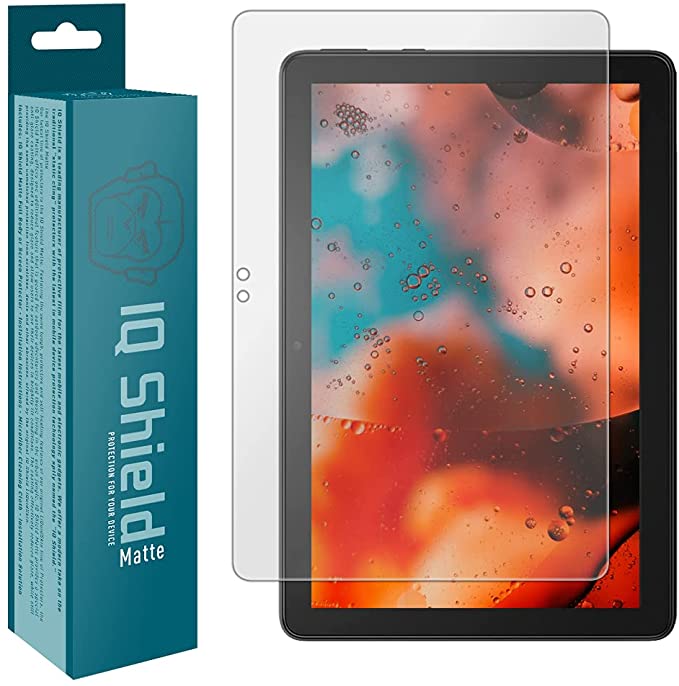 IQShield Matte Screen Protector Compatible with Amazon Fire HD 10 (11th Gen)(2021)/Fire HD 10 Plus/Fire HD 10 Kids/Fire HD 10 Kids Pro 2021 Anti-Glare Anti-Bubble Film