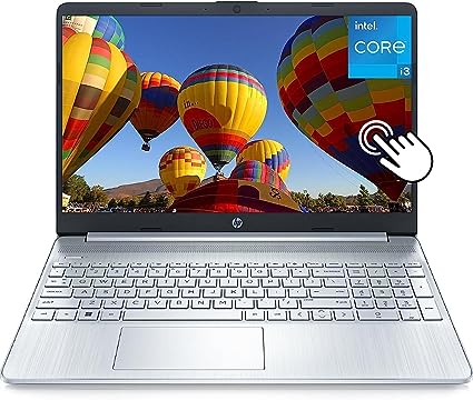 HP 2023 Newest 15.6 Inch Touchscreen Laptop, Intel i3-1115G4 up to 4.1GHz, 32GB RAM, 1TB SSD, 11 H Battery Life, Micro-Edge, Anti-Glare Screen, Bluetooth, Wi-Fi, HDMI,Thin & Portable, Win 11 Home S