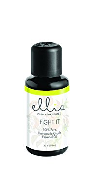 Ellia, Fight It 100% Pure Therapeutic Essential Oil Blend of Orange, Cinnamon and Clove, 30mL bottle, ARM-EO30FI