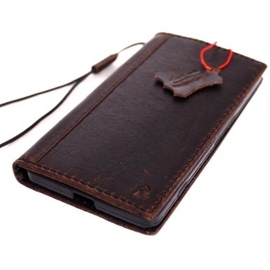 Genuine Real Leather Case for Nokia Lumia 950xl Book Wallet Handmade Cover Retro Style Id 945xl