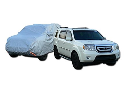 Universal Fit For Full-Size / Luxury SUV Car (Usually Length Of Car Not Exceeding More Than 5000mm). 4 LAYER UNIVERSAL WATERPROOF CAR COVER MIRROR POCKET W/LIFE WARRANTY