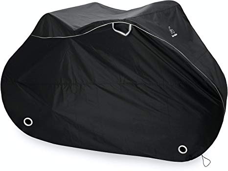 TeamObsidian Bike Cover - Waterproof Outdoor Bicycle Storage for 1, 2 or 3 Bikes - Heavy Duty Ripstop Material - Offers Constant Protection for All Types of Bicycles All Through The 4 Seasons