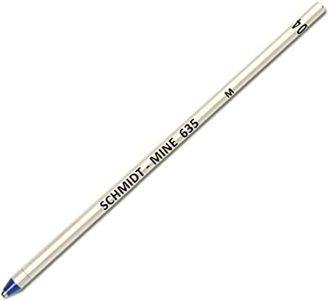 Schmidt 635 Refill for Lamy LM21 (M21BL) Ballpoint Pen (Blue, 10-Pack)