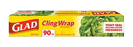 Glad ClingWrap Plastic Wrap, 90 Metre Roll