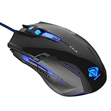 E-Blue Auroza Type-G 3000 DPI Optical LED Gaming Mouse (EMS607BK)