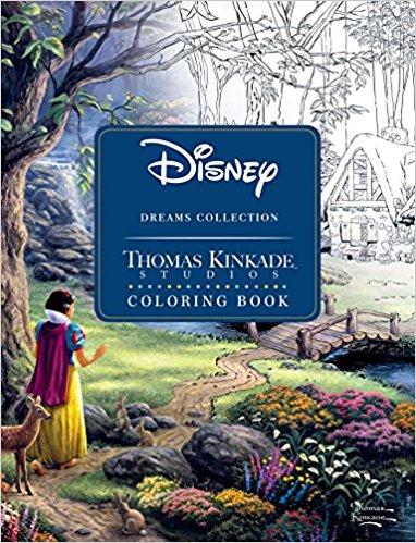 Disney Dreams Collection Thomas Kinkade Studios Coloring Book