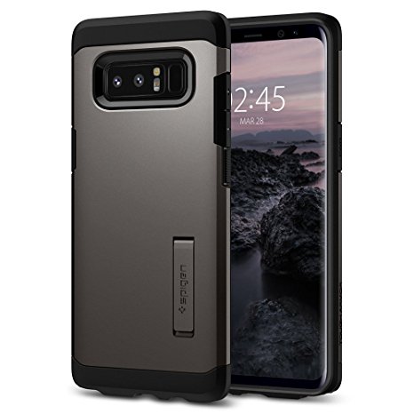 Samsung Galaxy Note 8 Case, Spigen® [Tough Armor] Galaxy Note 8 Case with Kickstand and Extreme Heavy Duty Protection and Air Cushion Technology for Galaxy Note 8 (2017) - Gunmetal - 587CS22080