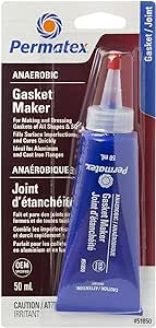 Permatex 51850 Anaerobic Gasket Maker 518 for Aluminum Parts, 50ml,Blue