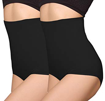 iLoveSIA Women's High-Waist Control Knickers with Waist Cincher Shapewear