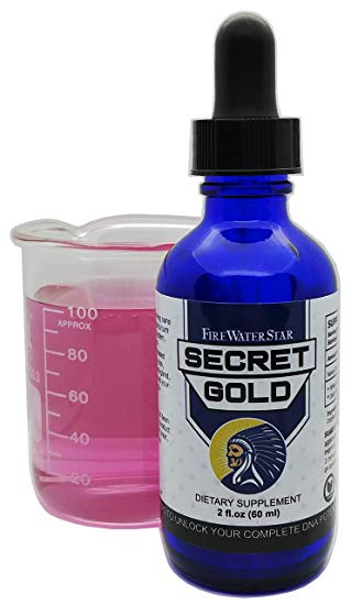 Secret Gold ♕ | MonAtomic Gold • #1 Rose Gold • Colloidal Gold • Ormus Gold | Made from .9999 Pure Swiss Gold | Enhance Your DNA - Increase Clarity | 1 Month Supply -2 fl oz- Glass Bottle w/Dropper