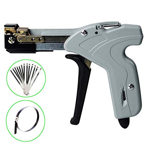 Knoweasy Stainless Steel Cable Tie Gun for Stainless Steel Cable Ties,Stainless Cable Tie Tool