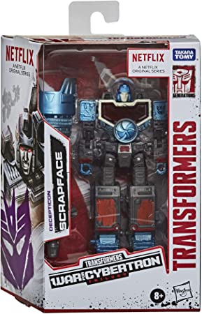 Transformers Netflix War for Cybertron Trilogy Deluxe Class Decepticon Scrapface