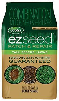 Scotts EZ Seed Patch & Repair Tall Fescue Lawns - 20 Lb. | Combination Mulch, Seed & Fertilizer | Reduces Seed Wash-Away | 17451