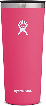 Hydro Flask Tumbler Cup - Stainless Steel & Vacuum Insulated - Press-In Lid - 22 oz, Watermelon