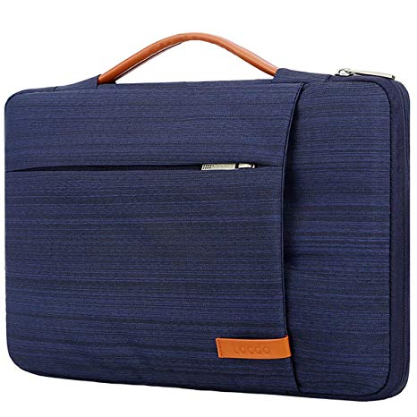 Lacdo 11 Inch 360° Protective Laptop Sleeve Case Compatible MacBook Air 11.6-inch/MacBook 12" / Surface Pro 5, 4 / Acer Asus Samsung Toshiba HP Chromebook Protective Notebook Tablet Bag, Blue