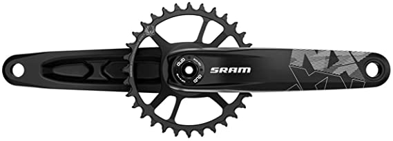 SRAM Crank Nx Eagle Boost 148 12s W Direct Mount 32t X-sync 2 Steel Chainring (Dub Cups/Bearings Not Included) Crankset