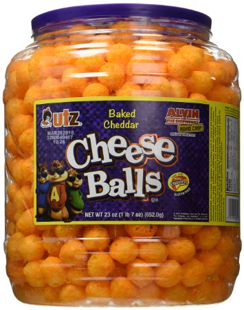 Utz Cheese Balls Barrel, 23 Ounce