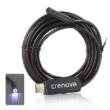 Crenova iScope 20 Megapixel CMOS HD USB Endoscope Waterproof Handheld Borescope Digital Inspection Camera Snake Camera652885 Meter Cable65289