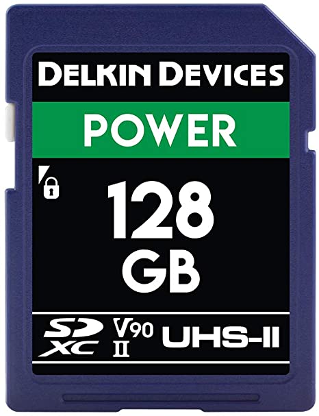 Delkin Devices 128GB Power SDXC UHS-II (V90) Memory Card (DDSDG2000128)