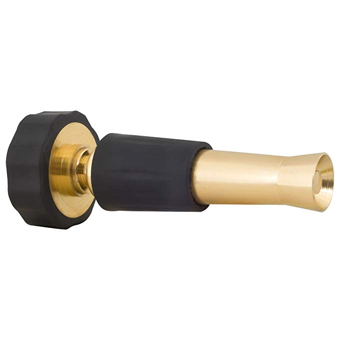 Melnor Ind Inc 525C Brass Hose Nozzle with Rubber Grip