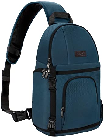 MOSISO Camera Backpack, DSLR/SLR/Mirrorless Photography Case Water Repellent Buffer Padded Shockproof Bag with Customized Modular Inserts&Tripod Holder Compatible with Canon,Nikon,Sony etc, Deep Teal