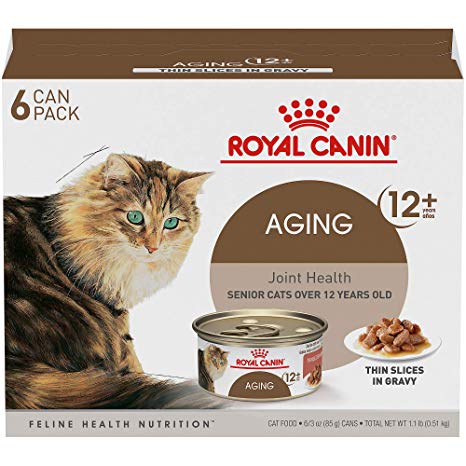 Royal Canin Aging 12  Thin Slices in Gravy Wet Cat Food, 3 oz