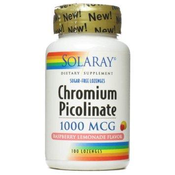 Solaray 1000 mg Chromium Picolinate Capsule - Pack of 100