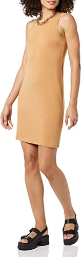 Daily Ritual Women's Lightweight Jersey Slim-Fit Tank Mini Dress