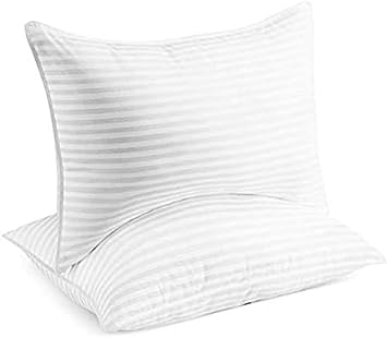 Beckham Hotel Collection Gel Pillow (4-Pack) - Luxury Plush Gel Pillow - Dust Mite Resistant & Hypoallergenic - King