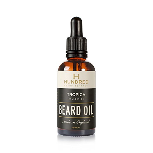 Beard Oil, Tropica Blend, Natural, 50ml - 7 Premium Oils Blended Into a Mouth Watering Concoction - Guaranteed to Soften Your Beard and Make it Kissable