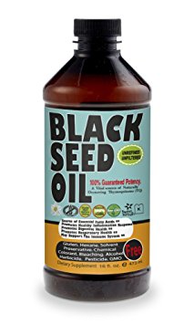 Sweet Sunnah Black Seed Oil Cold Pressed (First Pressing) 16 oz.- Non GMO Unrefined & Unfiltered,No Preservatives & Artificial Color - Plastic bottle.