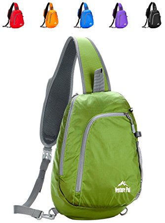 Venture Pal Sling Shoulder Crossbody Bag Lightweight Hiking Travel Backpack Daypack