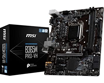 MSI B365M PRO-VH Micro-ATX Gaming Motherboard