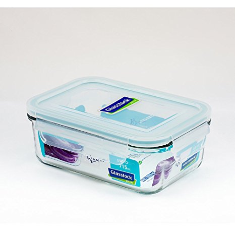 Glasslock Korea Airtight Break Resistant Glass Kitchen Food Storage Container, Lunch Box, Microwave Safe, 715 ml