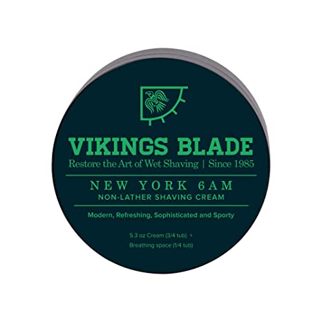 VIKINGS BLADE Luxury FOAMING Shaving Cream (NY 6AM), Surfactant Base