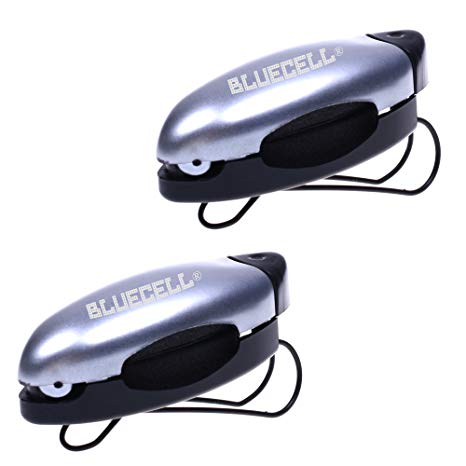 BCP Pack of 2pcs Silver Color Eyeglasses Clip Holder Sunglass Visor Clip