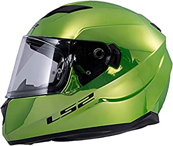 LS2 Helmets Unisex Adult Full Face Helmet (Fallout Green, Small)
